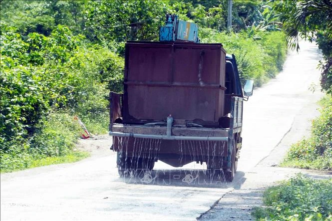 Quảng Trị: Doanh nghiệp khai thác đá khắc phục ô nhiễm sau phản ánh Quảng Trị: Doanh nghiệp khai thác đá khắc phục ô nhiễm sau phản ánh