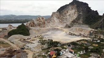 Quảng Trị yêu cầu dừng nổ mìn tại mỏ đá gây ô nhiễm