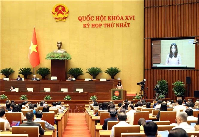 Quốc hội nghe tờ trình, báo cáo thẩm tra một số dự thảo nghị quyết Quốc hội nghe tờ trình, báo cáo thẩm tra một số dự thảo nghị quyết