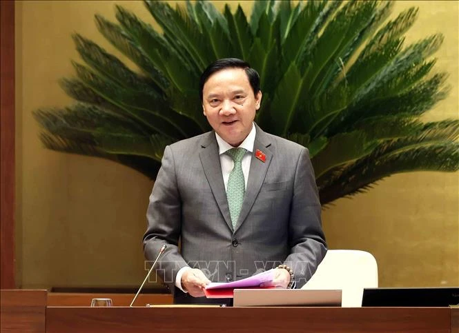 Quốc hội nghe tờ trình, báo cáo thẩm tra một số dự thảo nghị quyết Quốc hội nghe tờ trình, báo cáo thẩm tra một số dự thảo nghị quyết