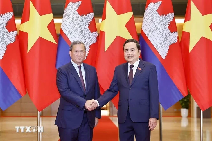 Quốc hội Việt Nam, Campuchia ủng hộ đẩy mạnh gắn kết hai nền kinh tế Quốc hội Việt Nam, Campuchia ủng hộ đẩy mạnh gắn kết hai nền kinh tế