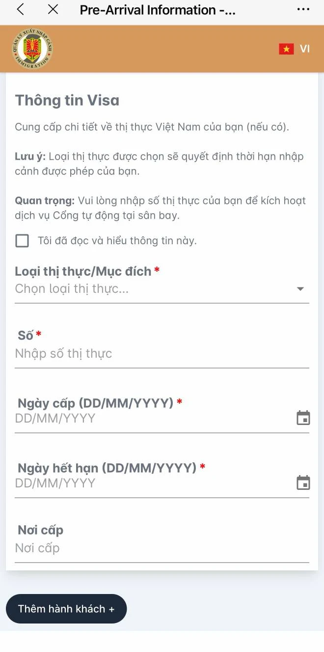 Quy định mới tại sân bay Tân Sơn Nhất: Bắt buộc khai báo thông tin trực tuyến trước khi nhập cảnh Quy định mới tại sân bay Tân Sơn Nhất: Bắt buộc khai báo thông tin trực tuyến trước khi nhập cảnh