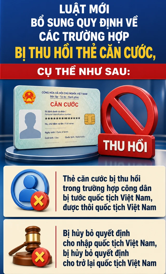 Quy định mới về thẻ căn cước vừa chính thức có hiệu lực, tất cả người dân cần biết Quy định mới về thẻ căn cước vừa chính thức có hiệu lực, tất cả người dân cần biết