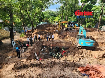 Quy tập thêm 10 bộ hài cốt liệt sĩ tại Công viên Lê Thị Riêng trong ngày 18/8