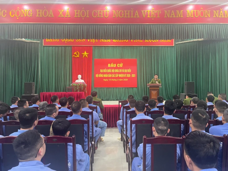 Sẵn sàng cho cuộc bầu cử ở Cơ sở cai nghiện ma túy tỉnh Phú Thọ Sẵn sàng cho cuộc bầu cử ở Cơ sở cai nghiện ma túy tỉnh Phú Thọ