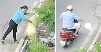 Sáng dậy sớm tập thể dục, rồi lén xách bịch rác bỏ qua nhà người khác để đỡ đóng tiền
