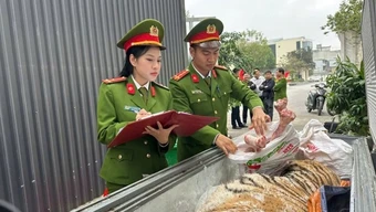 Siết chặt “vòi bạch tuộc” của tội phạm buôn bán động vật hoang dã