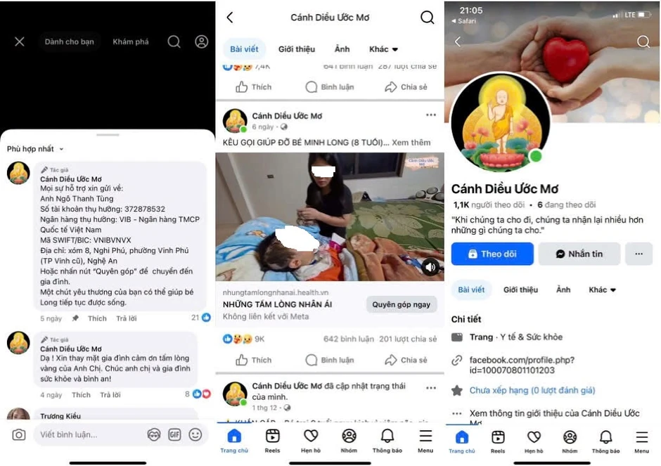 Sự thật phía sau fanpage 'Cánh Diều Ước Mơ' do Trương Kim Bốn vận hành Sự thật phía sau fanpage 'Cánh Diều Ước Mơ' do Trương Kim Bốn vận hành