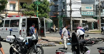 Tai nạn giao thông nghiêm trọng trên đường Tân Sơn, TPHCM