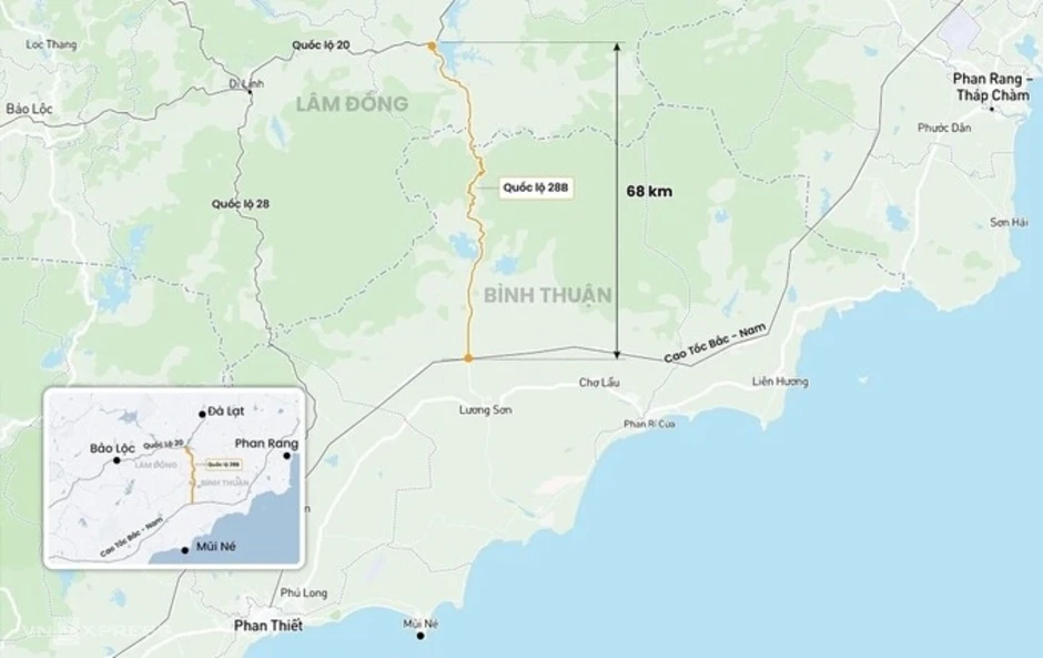 Tai nạn liên hoàn gây ùn tắc 5 km trên đèo nối Đà Lạt - Phan Thiết Tai nạn liên hoàn gây ùn tắc 5 km trên đèo nối Đà Lạt - Phan Thiết