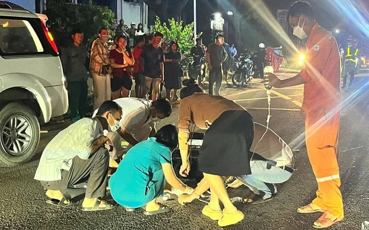 Tai nạn ô tô, xe máy trên quốc lộ 1, hai cháu nhỏ thương vong