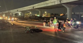 Tai nạn trên đường tạm ở công trình Vành đai 3 TPHCM, một người tử vong