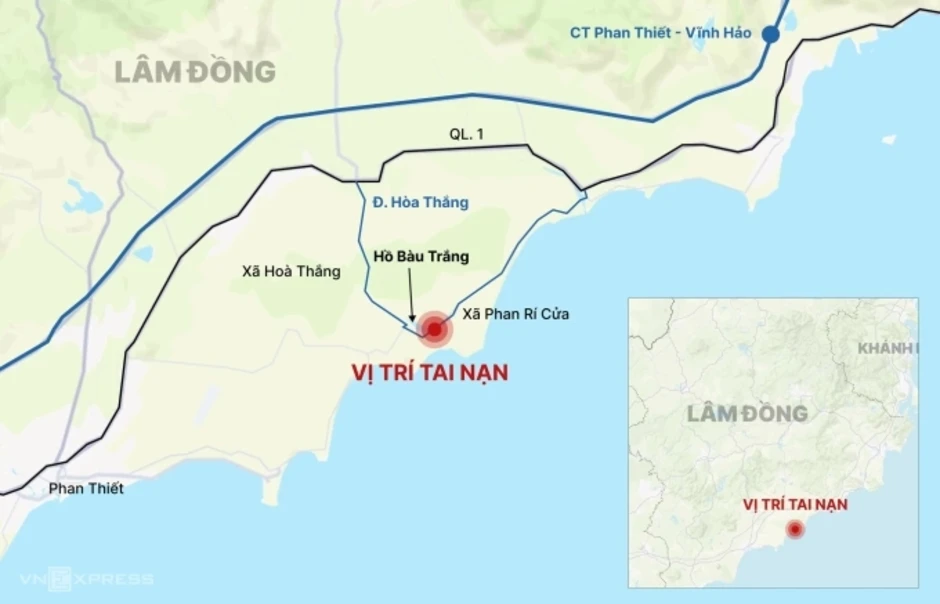 'Tài xế báo hỏng thắng, chưa đầy một phút xe đã lao xuống vực' 'Tài xế báo hỏng thắng, chưa đầy một phút xe đã lao xuống vực'