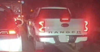 Tài xế bị phạt 5 triệu đồng vì lái ô tô đi trong làn khẩn cấp cao tốc