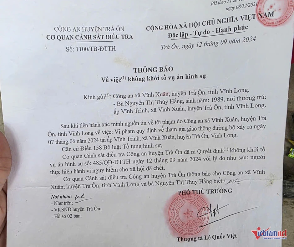 Tài xế xe tải bị khởi tố sau hai năm vụ tai nạn chết người Tài xế xe tải bị khởi tố sau hai năm vụ tai nạn chết người