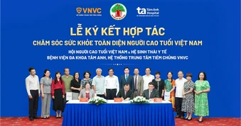 Tâm Anh - VNVC hợp tác chăm sóc sức khỏe toàn diện người cao tuổi Việt Nam