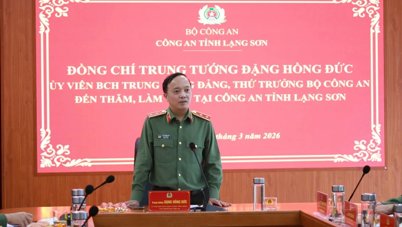 Tăng cường đầu tư, trang bị, nâng cao tiềm lực cho Công an tỉnh Lạng Sơn Tăng cường đầu tư, trang bị, nâng cao tiềm lực cho Công an tỉnh Lạng Sơn