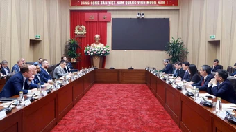 Tăng cường&nbsp;hợp tác lĩnh vực công nghiệp quốc phòng - an ninh
