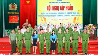 Tập huấn sử dụng phần mềm quản lý công tác cai nghiện ma túy