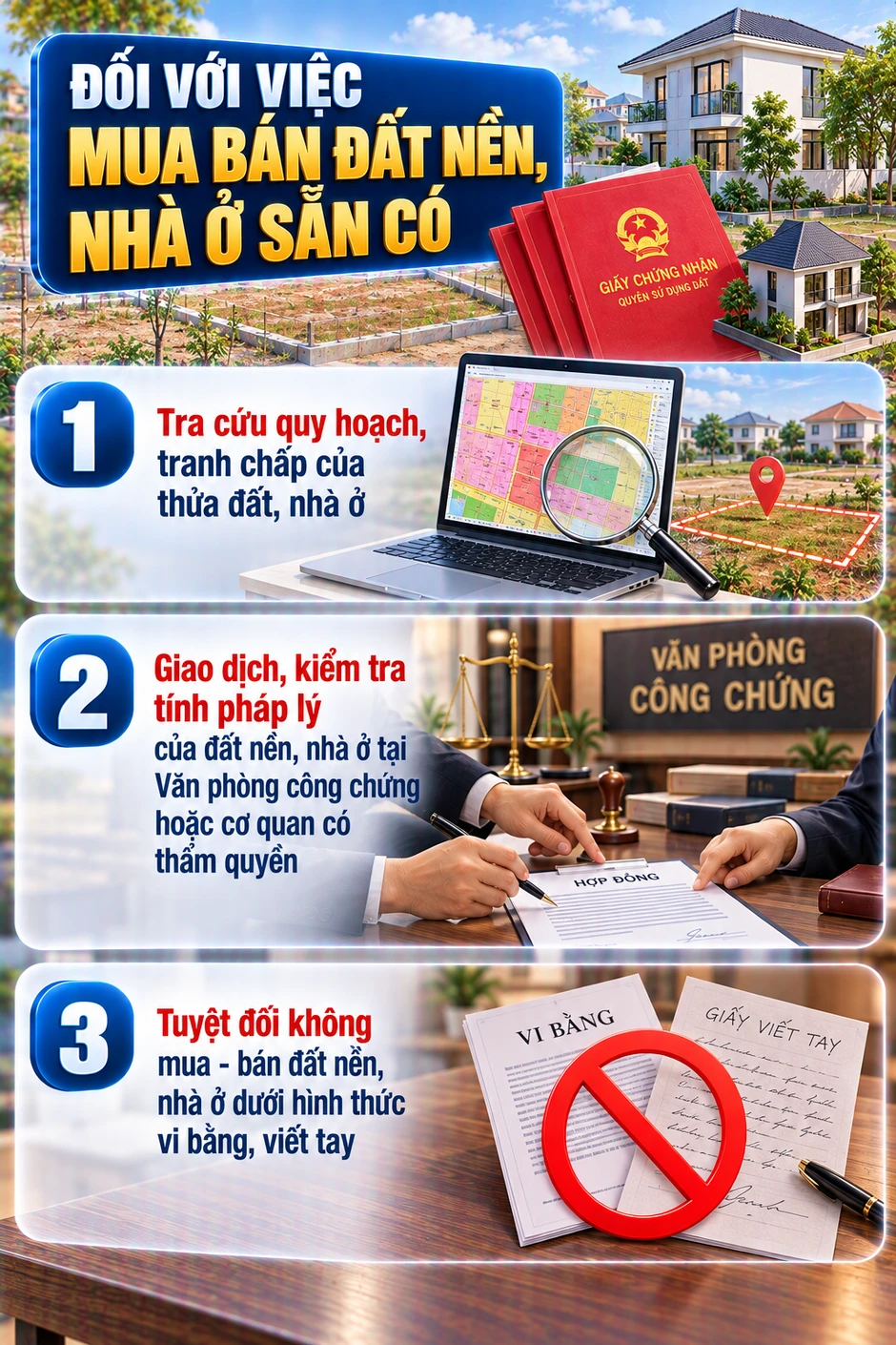 Tất cả người dân có bất động sản chú ý thông báo mới nhất của công an Tất cả người dân có bất động sản chú ý thông báo mới nhất của công an