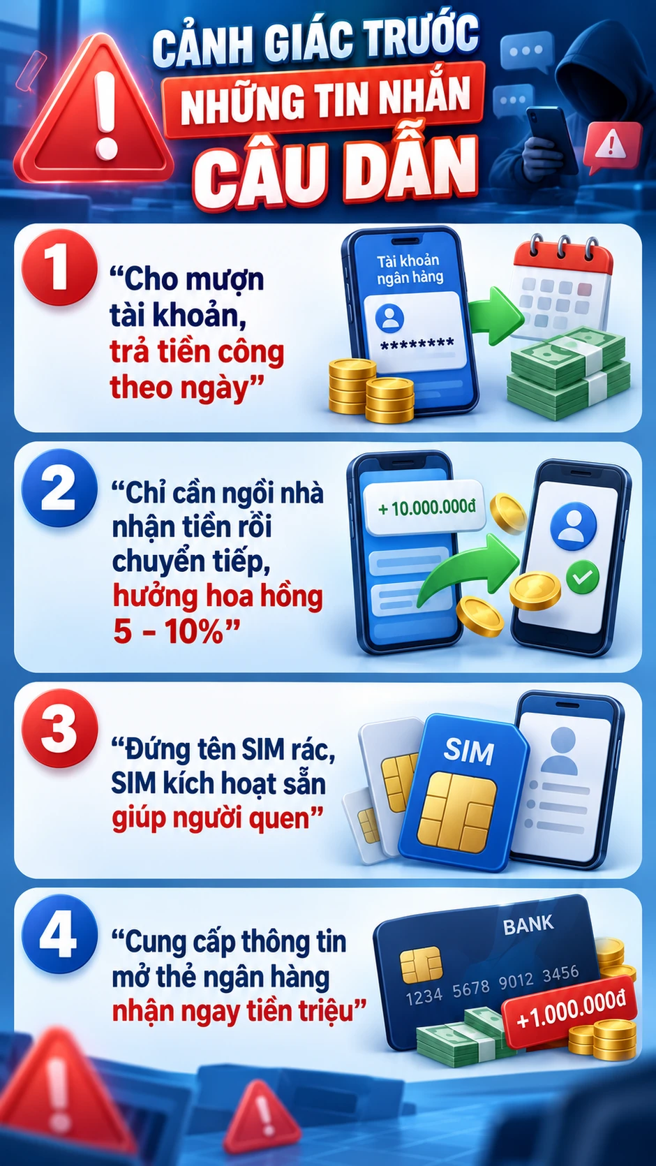Tất cả người dân có tài khoản ngân hàng chú ý công an sẽ điều tra các loại giao dịch chuyển tiền sau Tất cả người dân có tài khoản ngân hàng chú ý công an sẽ điều tra các loại giao dịch chuyển tiền sau