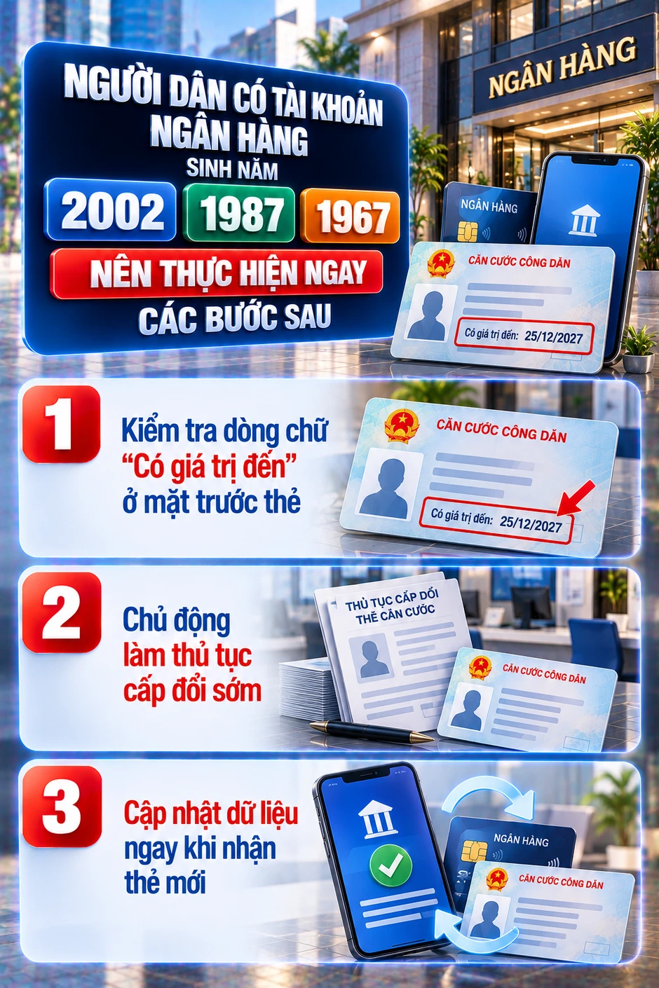 Tất cả người dân có tài khoản ngân hàng chú ý giao dịch chuyển tiền, nhận tiền có thể bị tạm dừng Tất cả người dân có tài khoản ngân hàng chú ý giao dịch chuyển tiền, nhận tiền có thể bị tạm dừng