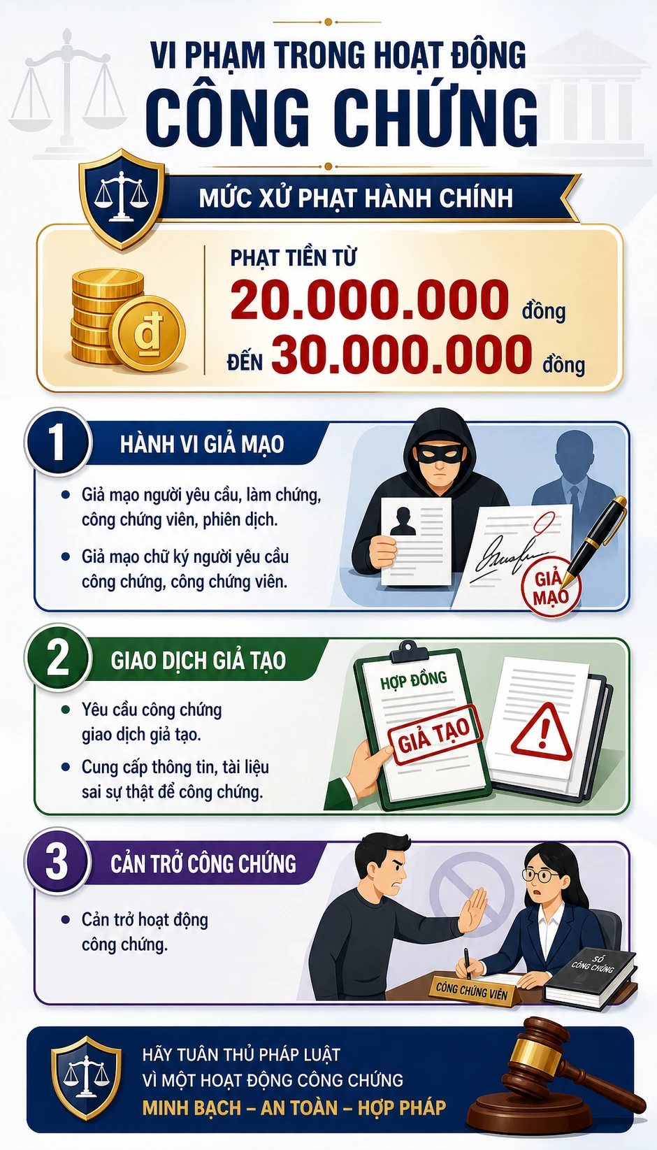 Tất cả người dân khi đi công chứng chú ý quy định phạt đến 40 triệu đồng từ 18/5 Tất cả người dân khi đi công chứng chú ý quy định phạt đến 40 triệu đồng từ 18/5