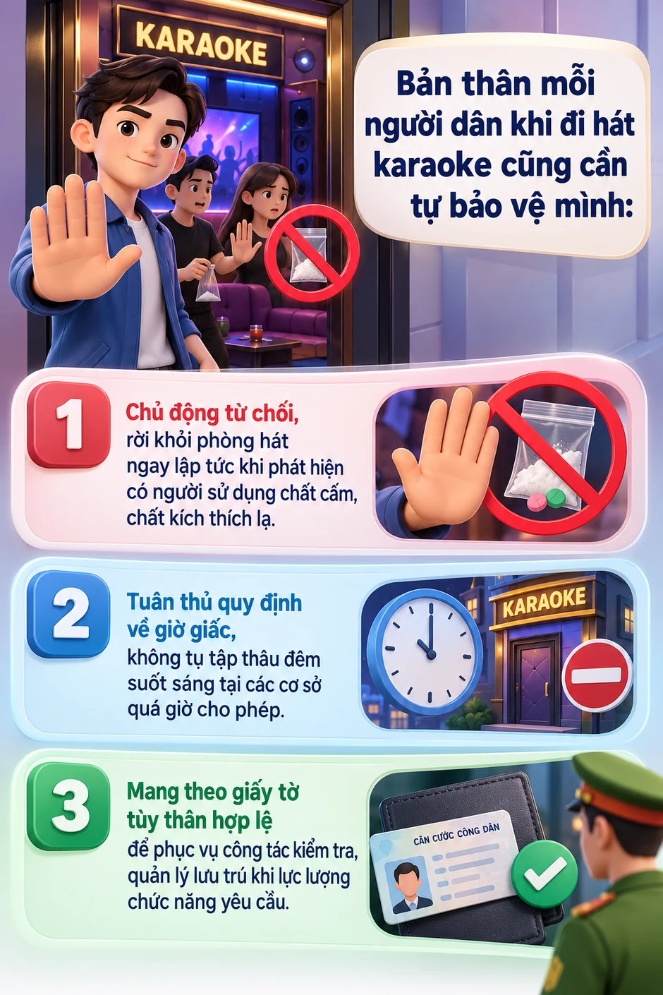 Tất cả người dân khi đi hát karaoke chú ý thông báo mới nhất từ công an