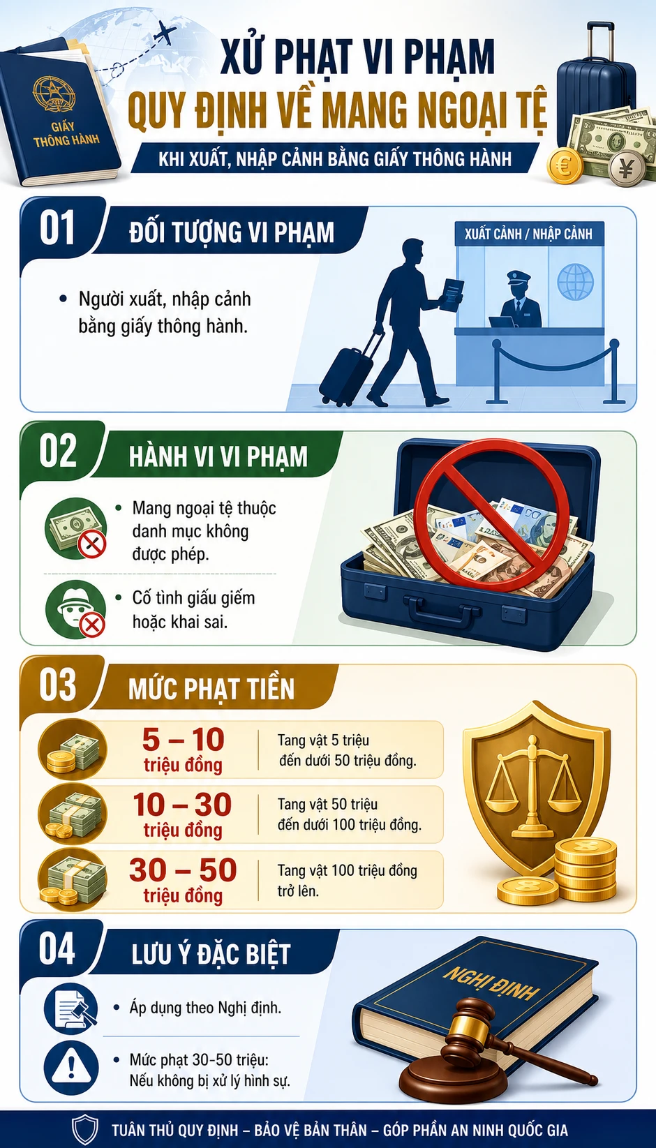 Tất cả người dân sắp đi nước ngoài chú ý quy định phạt đến 50 triệu đồng từ 1/7 Tất cả người dân sắp đi nước ngoài chú ý quy định phạt đến 50 triệu đồng từ 1/7