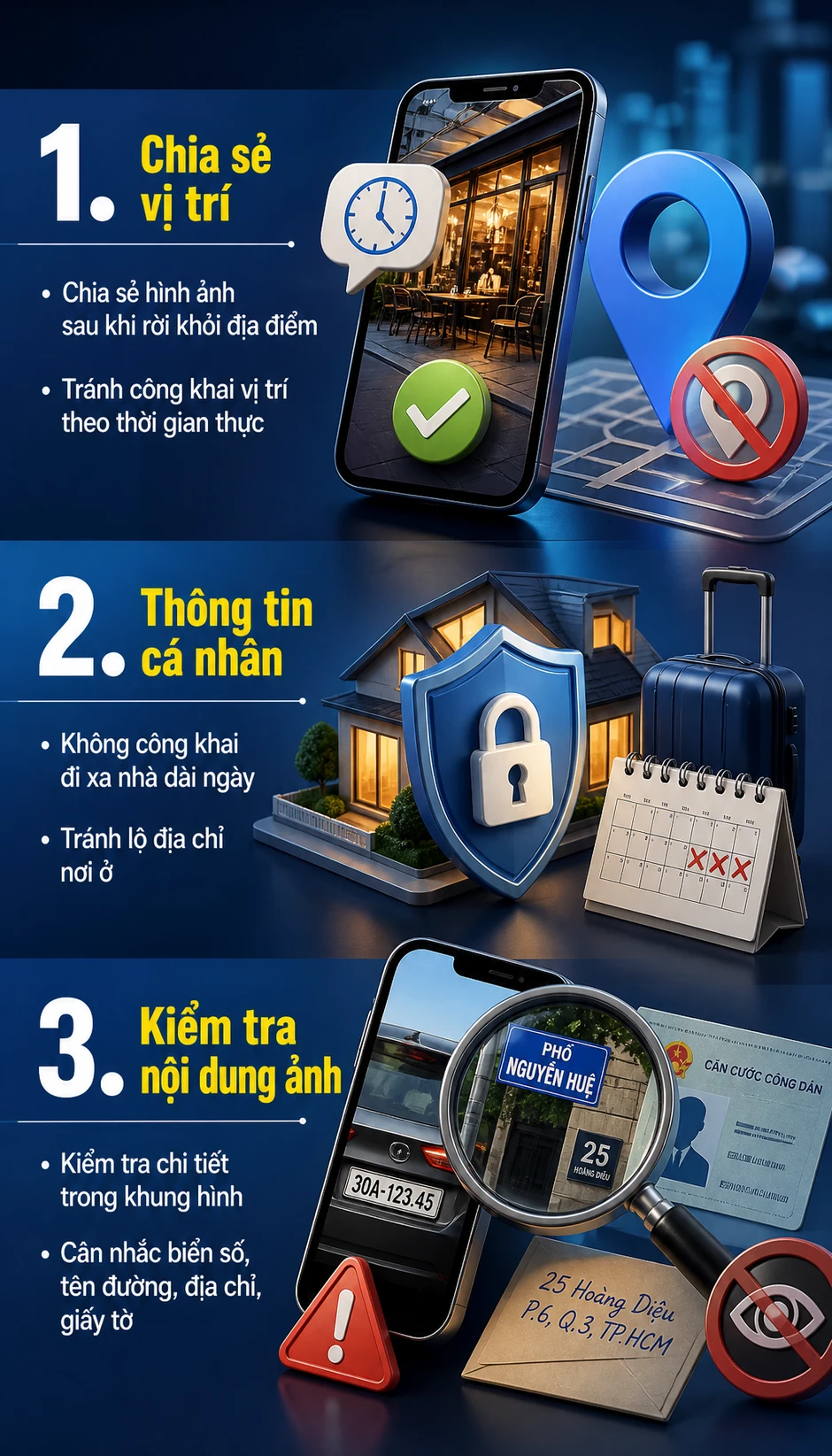 Tất cả những người "check-in" trên mạng xã hội chú ý cảnh báo nóng từ công an Tất cả những người "check-in" trên mạng xã hội chú ý cảnh báo nóng từ công an