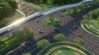Tàu điện Phú Quốc chạy tối đa 100 km/h, chở 4.500 khách mỗi giờ
