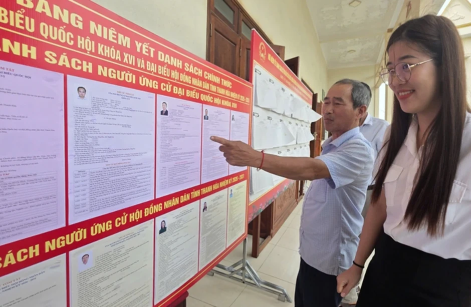 Thanh Hóa hoàn thành cấp phát, niêm yết hồ sơ các ứng viên đại biểu Quốc hội và HĐND tỉnh Thanh Hóa hoàn thành cấp phát, niêm yết hồ sơ các ứng viên đại biểu Quốc hội và HĐND tỉnh