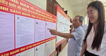 Thanh Hóa hoàn thành cấp phát, niêm yết hồ sơ các ứng viên đại biểu Quốc hội và HĐND tỉnh