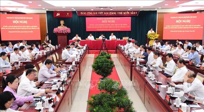 Thành phố Hồ Chí Minh sơ kết một năm mô hình chính quyền địa phương hai cấp Thành phố Hồ Chí Minh sơ kết một năm mô hình chính quyền địa phương hai cấp