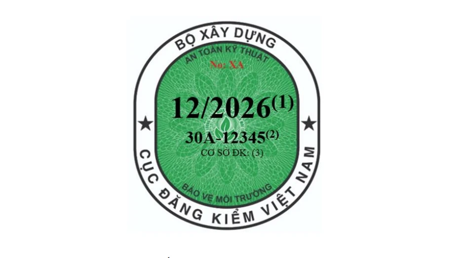 Thay đổi tem đăng kiểm ô tô Thay đổi tem đăng kiểm ô tô
