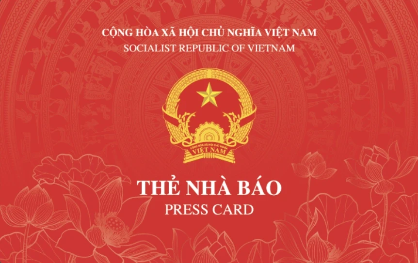 Thẻ nhà báo mới tích hợp mã QR xác thực theo thời gian thực Thẻ nhà báo mới tích hợp mã QR xác thực theo thời gian thực