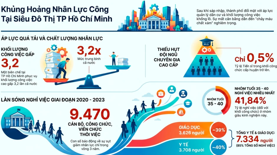 Thị thực nhân lực cho siêu đô thị TP Hồ Chí Minh - Bài cuối: Tháo ‘nút thắt’ thể chế cho nhân tài