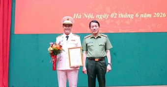 Thiếu tướng Nguyễn Ngọc Quyền được thăng cấp bậc tại Hà Nội năm 2026