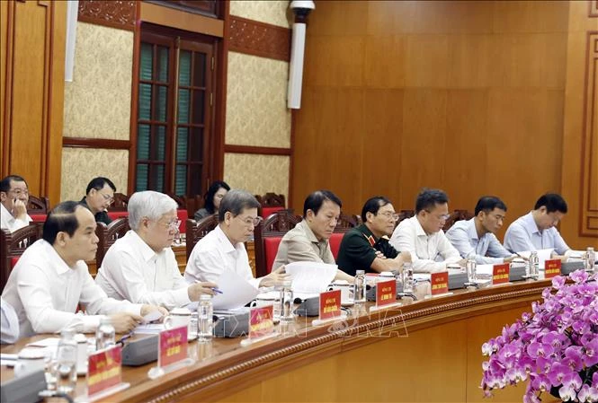 Thông cáo báo chí về cuộc làm việc của đồng chí Tổng Bí thư, Chủ tịch nước Tô Lâm với Thường vụ Đảng uỷ Thanh tra Chính phủ Thông cáo báo chí về cuộc làm việc của đồng chí Tổng Bí thư, Chủ tịch nước Tô Lâm với Thường vụ Đảng uỷ Thanh tra Chính phủ