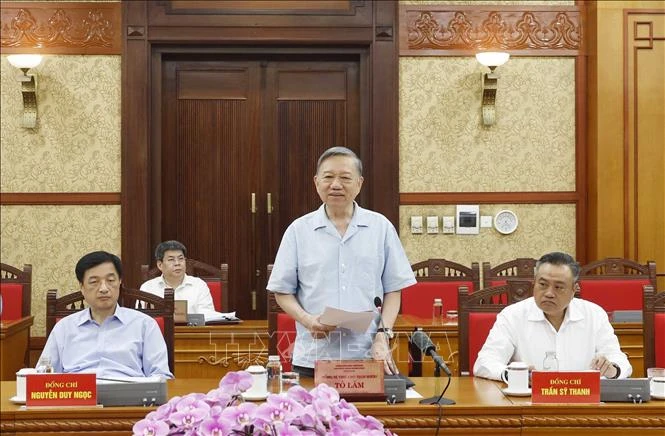 Thông cáo báo chí về cuộc làm việc của đồng chí Tổng Bí thư, Chủ tịch nước Tô Lâm với Thường vụ Đảng uỷ Thanh tra Chính phủ Thông cáo báo chí về cuộc làm việc của đồng chí Tổng Bí thư, Chủ tịch nước Tô Lâm với Thường vụ Đảng uỷ Thanh tra Chính phủ