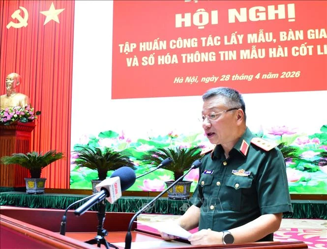 Thống nhất toàn quốc về quy trình lấy mẫu, vận chuyển, bàn giao mẫu hài cốt liệt sĩ Thống nhất toàn quốc về quy trình lấy mẫu, vận chuyển, bàn giao mẫu hài cốt liệt sĩ