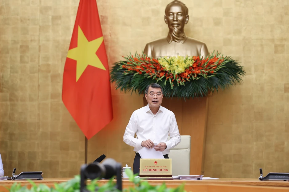 Thủ tướng Lê Minh Hưng chủ trì phiên họp thường kỳ đầu tiên của Chính phủ khóa XVI Thủ tướng Lê Minh Hưng chủ trì phiên họp thường kỳ đầu tiên của Chính phủ khóa XVI