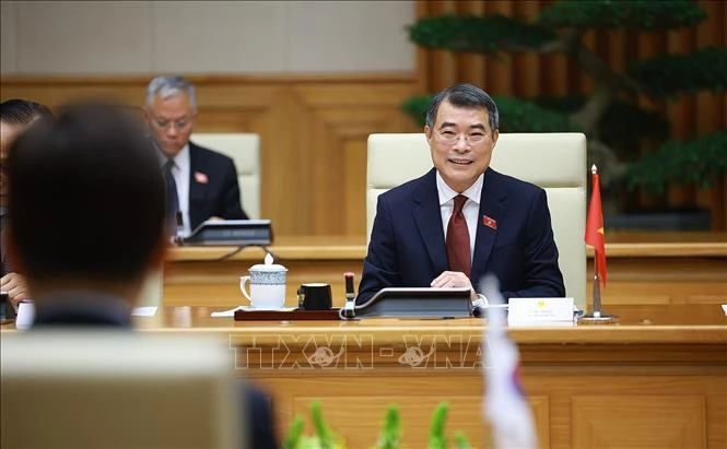 Thủ tướng Lê Minh Hưng hội kiến Tổng thống Hàn Quốc Lee Jae Myung Thủ tướng Lê Minh Hưng hội kiến Tổng thống Hàn Quốc Lee Jae Myung