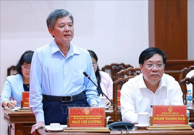 Thủ tướng Lê Minh Hưng làm việc với Ban Thường vụ Tỉnh uỷ Đồng Tháp Thủ tướng Lê Minh Hưng làm việc với Ban Thường vụ Tỉnh uỷ Đồng Tháp
