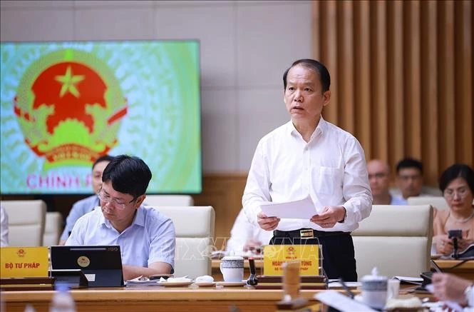 Thủ tướng Lê Minh Hưng làm việc với Bộ Tư pháp Thủ tướng Lê Minh Hưng làm việc với Bộ Tư pháp