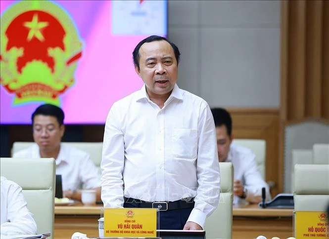Thủ tướng Lê Minh Hưng làm việc với lãnh đạo Bộ Khoa học và Công nghệ Thủ tướng Lê Minh Hưng làm việc với lãnh đạo Bộ Khoa học và Công nghệ