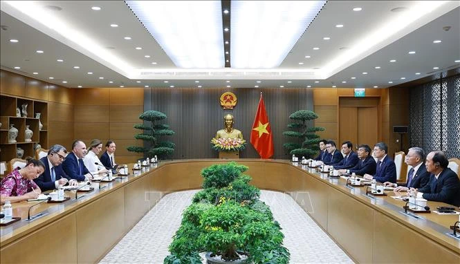 Thủ tướng Lê Minh Hưng tiếp Bộ trưởng Ngoại giao Hy Lạp Thủ tướng Lê Minh Hưng tiếp Bộ trưởng Ngoại giao Hy Lạp