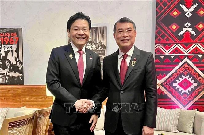Thủ tướng Lê Minh Hưng tiếp lãnh đạo Singapore, Thái Lan và Indonesia Thủ tướng Lê Minh Hưng tiếp lãnh đạo Singapore, Thái Lan và Indonesia