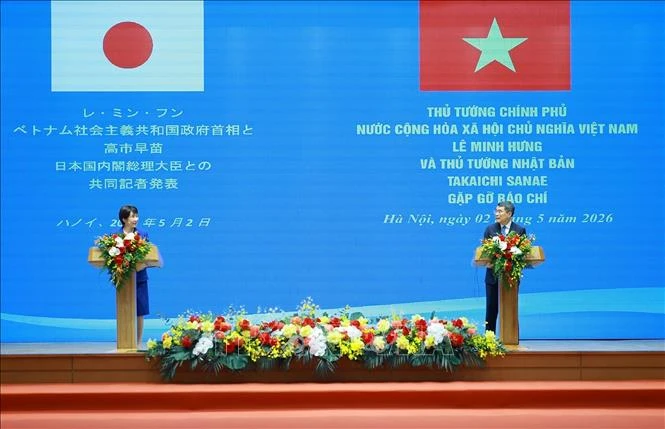 Thủ tướng Lê Minh Hưng và Thủ tướng Nhật Bản Takaichi Sanae gặp gỡ báo chí Thủ tướng Lê Minh Hưng và Thủ tướng Nhật Bản Takaichi Sanae gặp gỡ báo chí