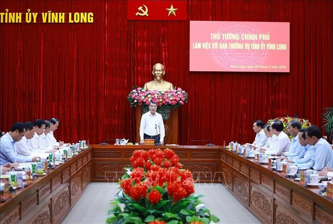 Thủ tướng Lê Minh Hưng: Vĩnh Long phải đổi mới mạnh mẽ mô hình tăng trưởng, tạo đột phá phát triển Thủ tướng Lê Minh Hưng: Vĩnh Long phải đổi mới mạnh mẽ mô hình tăng trưởng, tạo đột phá phát triển